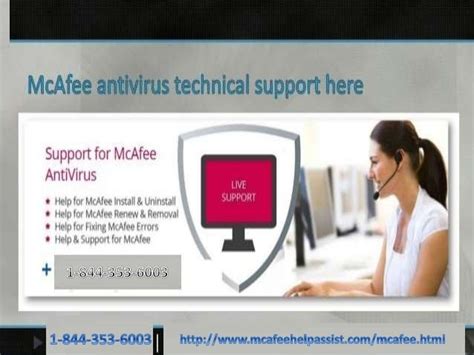 Mcafee Antivirus Technical Support .